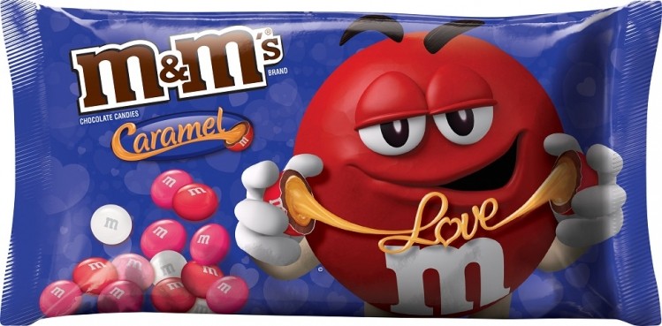 M&M's Caramel Chocolate Candies Cupid's Mix