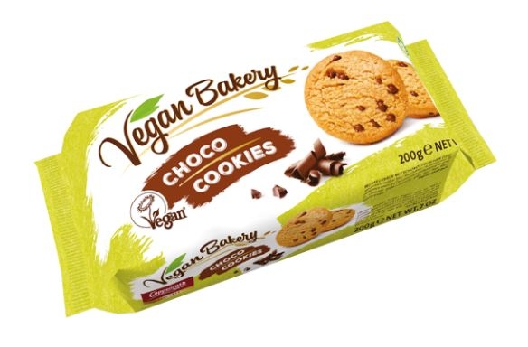 vegan choco cookies
