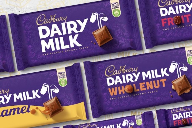 Mondelēz's Cadbury brand displays the Cocoa Life logo on its wrappers to highlight its sustainable farming practices. Pic: Mondelēz International