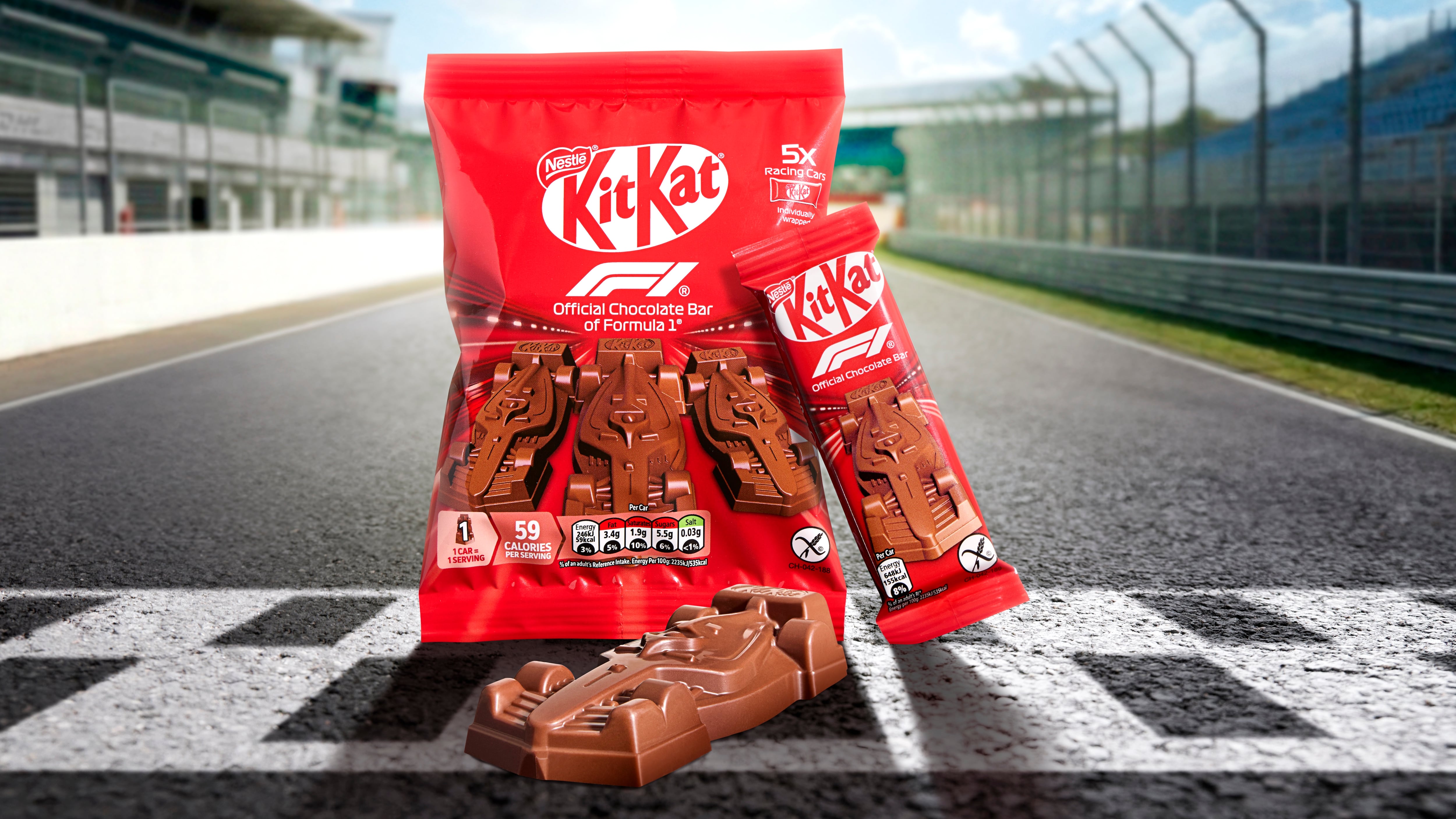KitKat and F1 collaboration