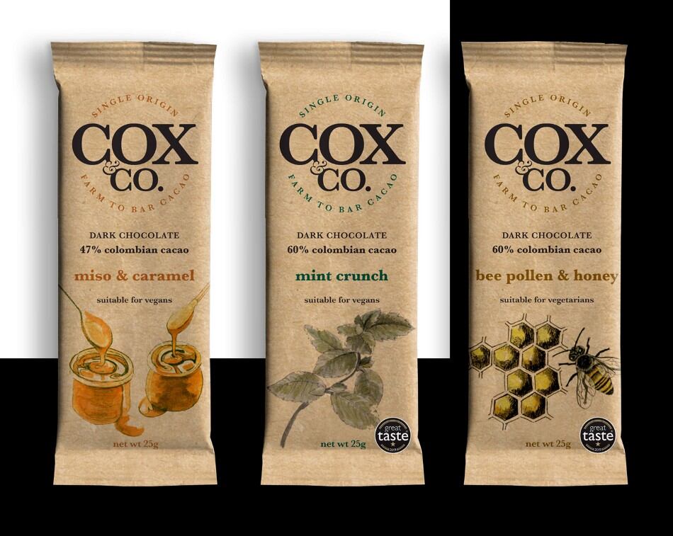 British chocolate brand introduces new paper flow wrap for bars