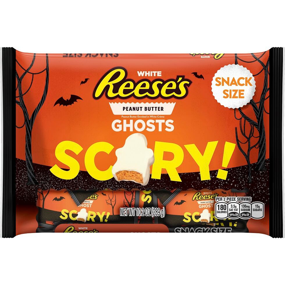 Reese's Peanut Butter White Ghosts Snack Size SRP: $2.99