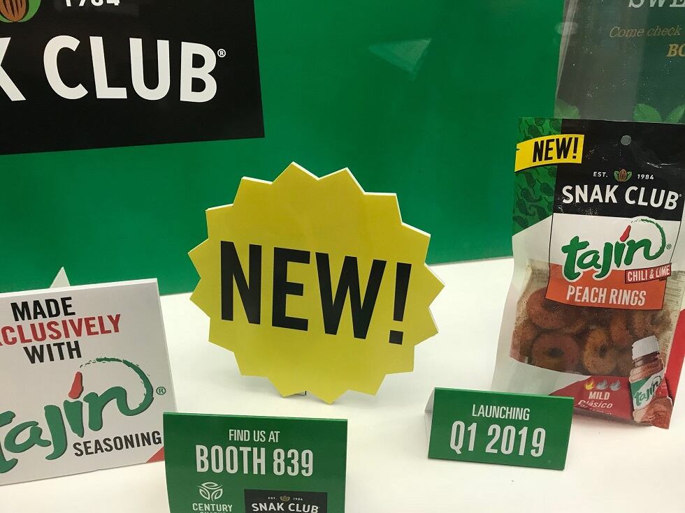 Snak Club made with Tajin seasonings