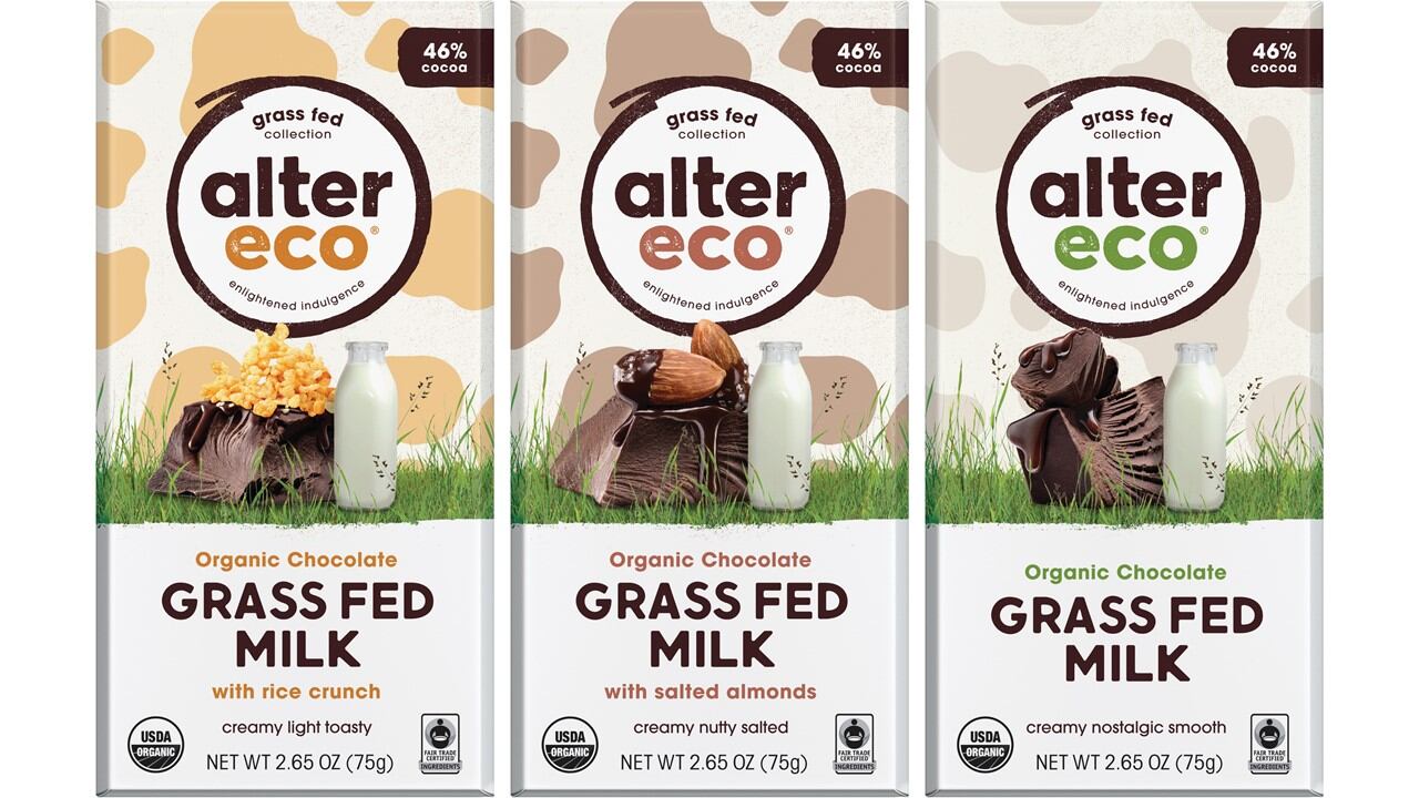 Alter Eco to debut Grass Fed Milk Chocolate Collection 