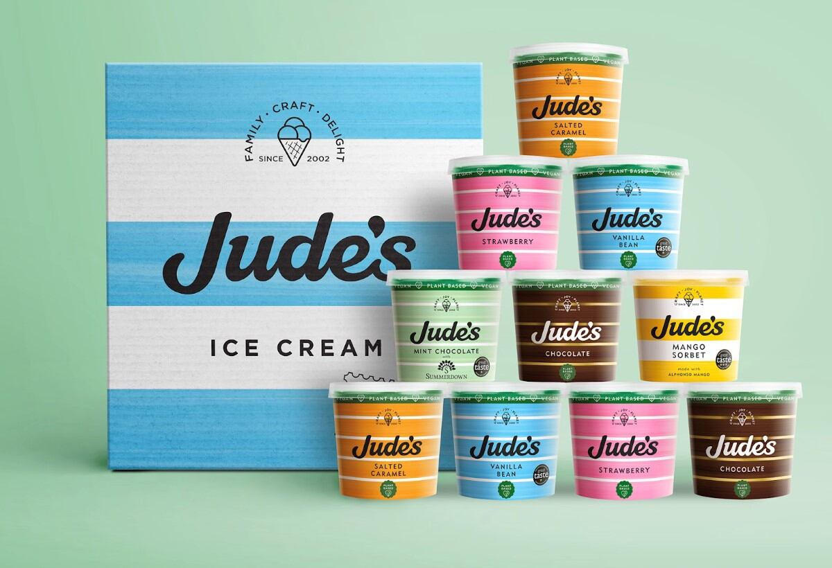 Plant-based ice cream