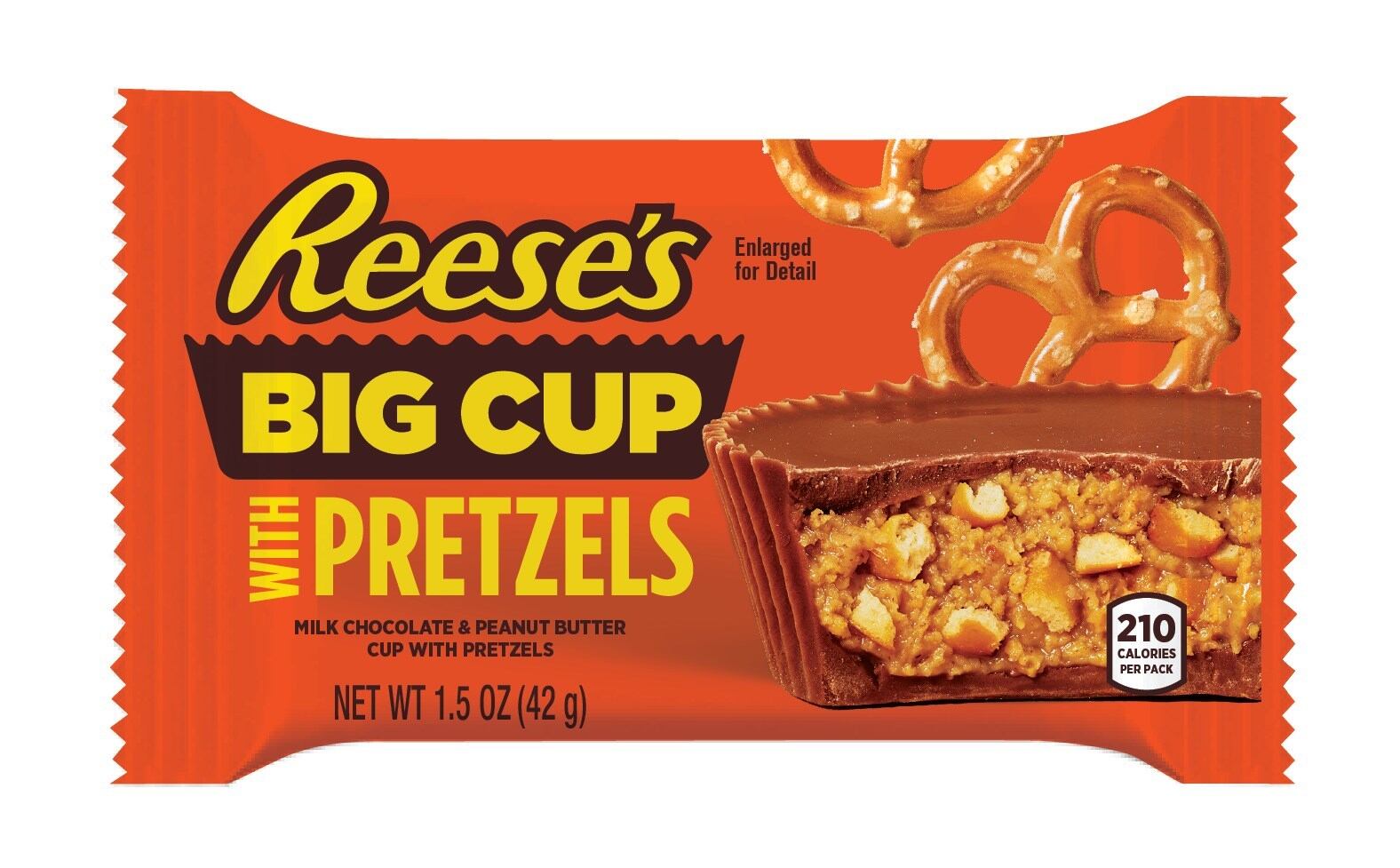 Reese's' new Big Cup with salty pretzels hits shelves in November