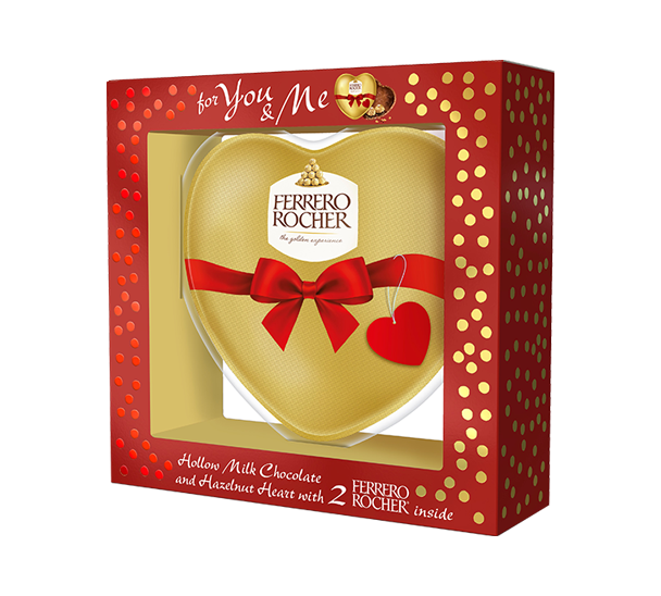The Italian chocolatier also offers heart-shaped gift boxes in 2-piece, 8-piece and 10-piece assortments.