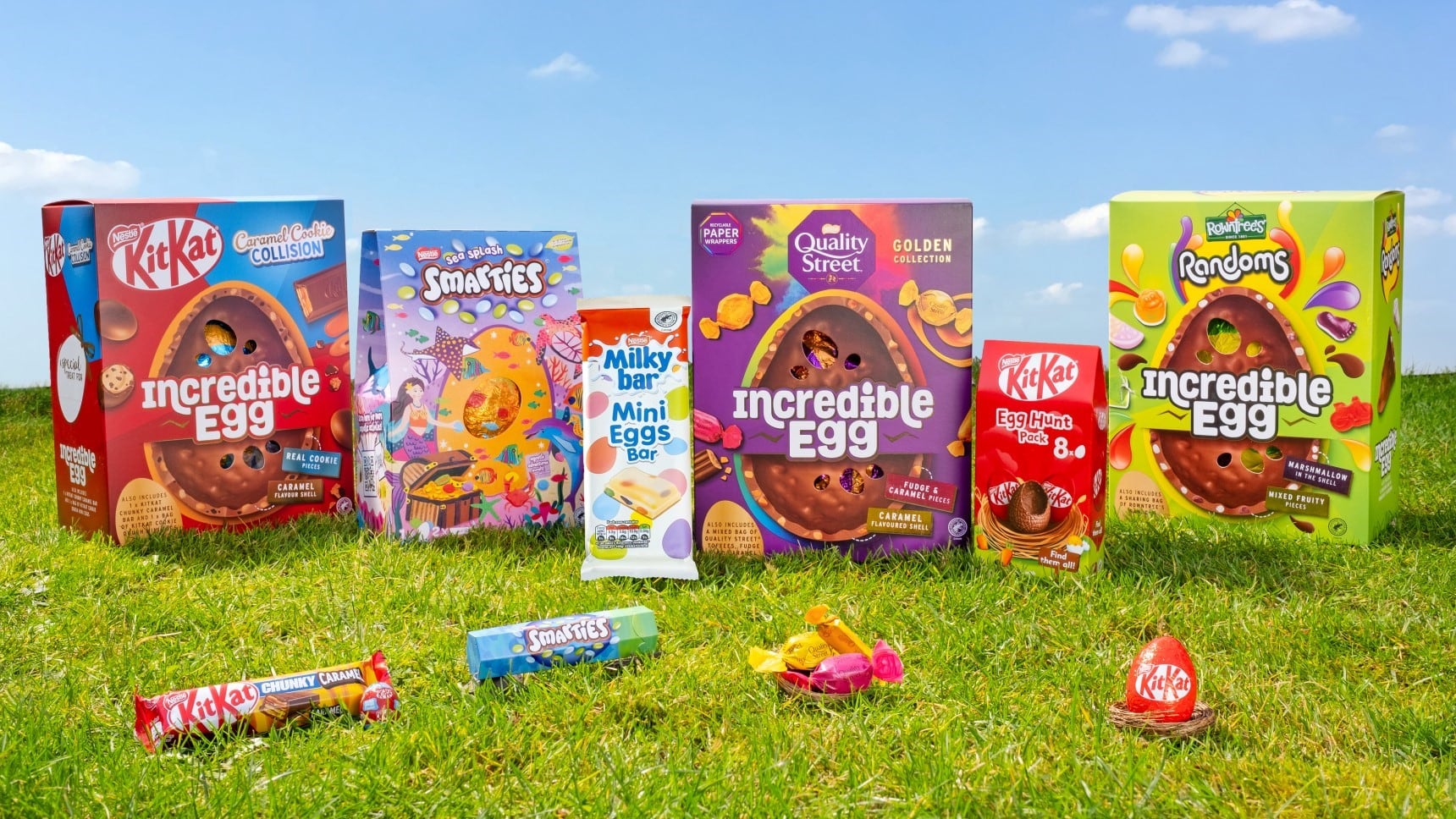 Nestlé sets the ball rolling with Easter egg hunt range