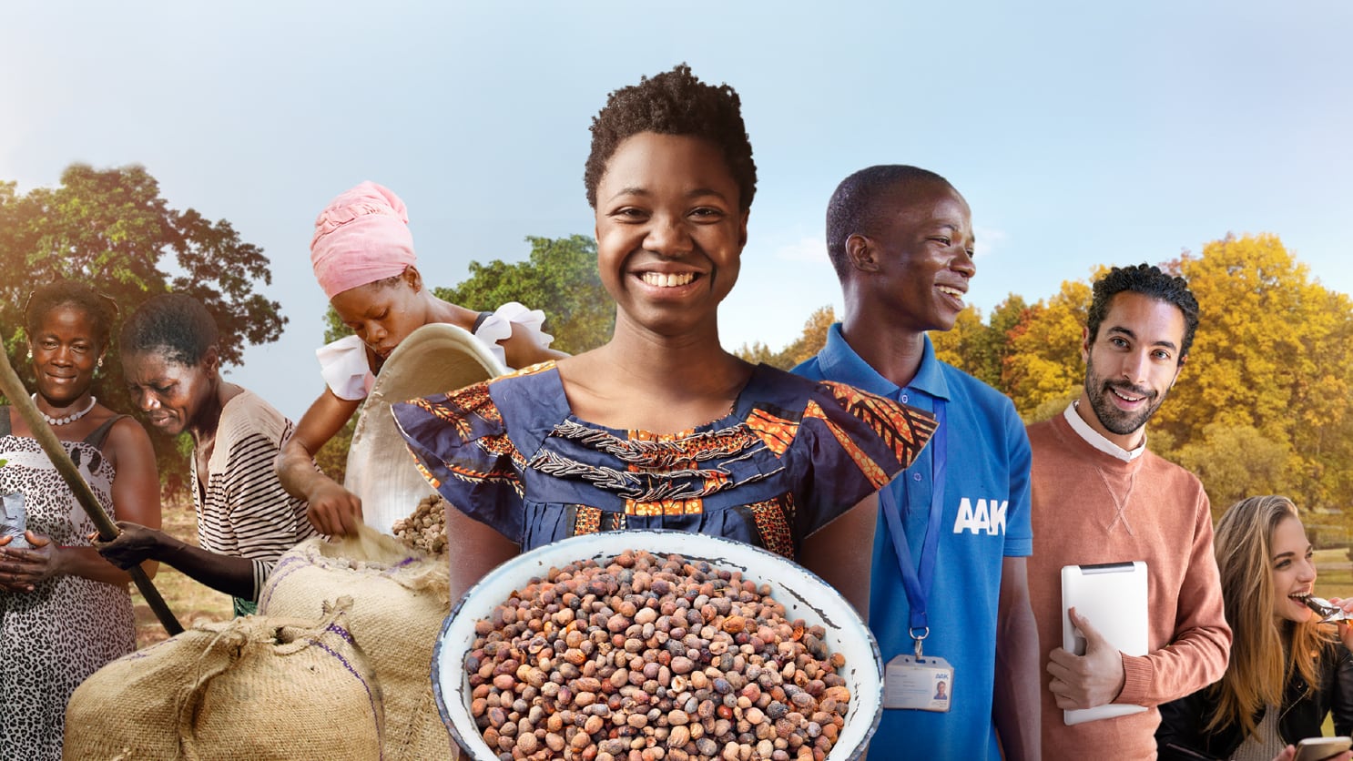 Processing sustainable shea for premium chocolate