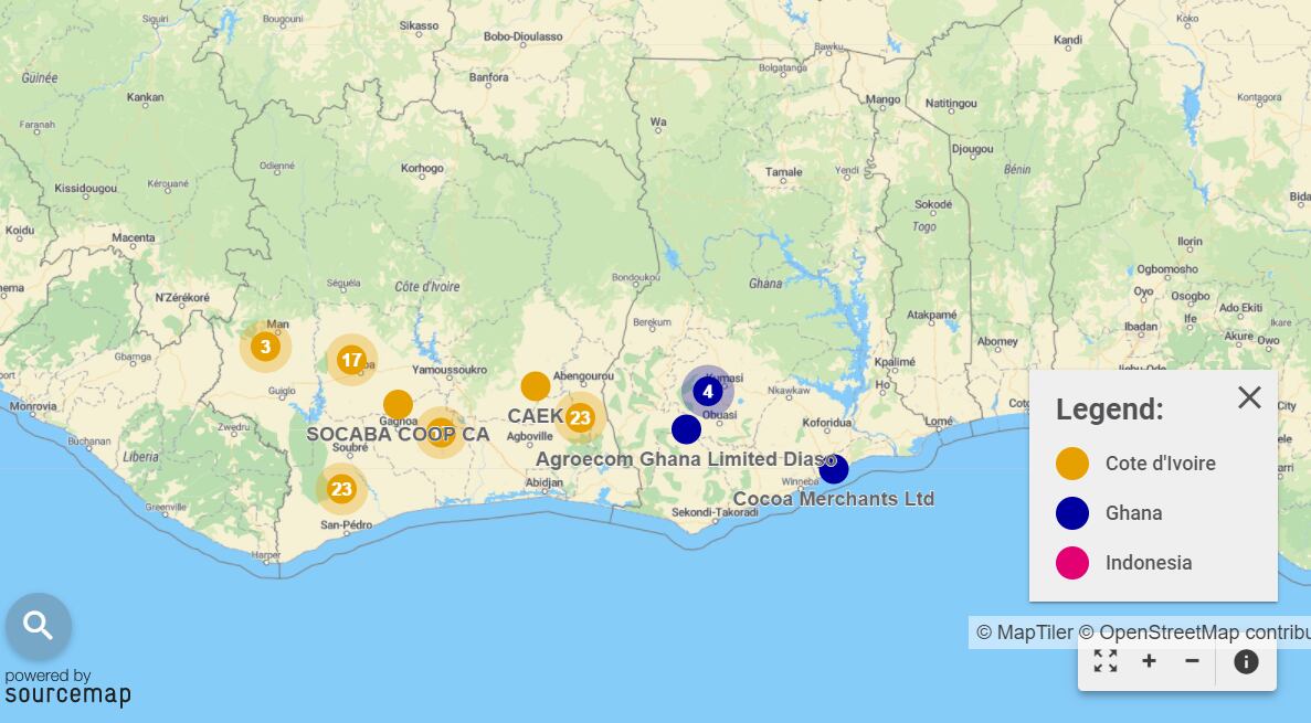 Mars discloses data map to build on its cocoa supply chain transparency