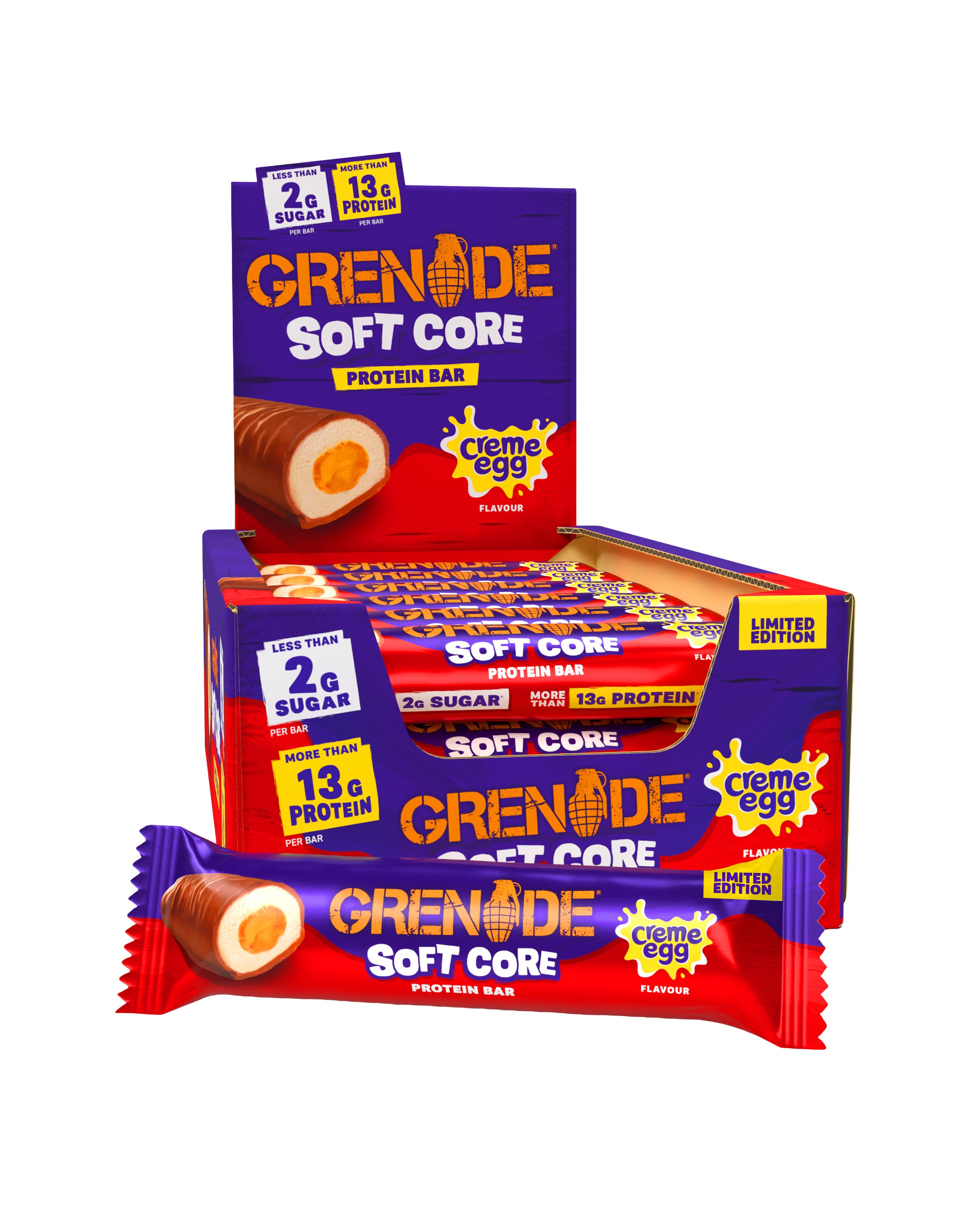 Grenade debuts its first Creme Egg-flavoured protein bar for Easter 2026.