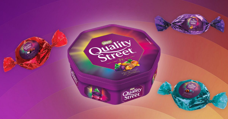 Nestlé announces new look, new sweet and a new mix for Quality Street 2019