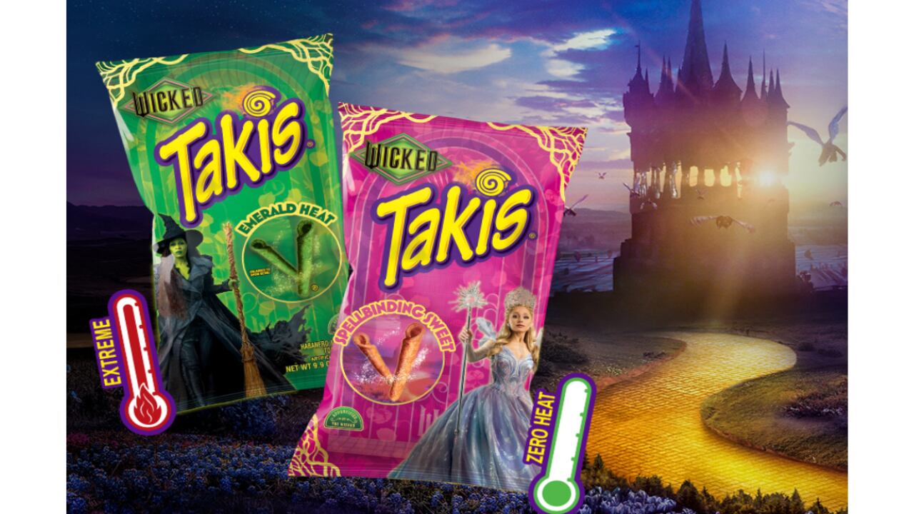 Takis and Wicked: For Good collaborated in November.
