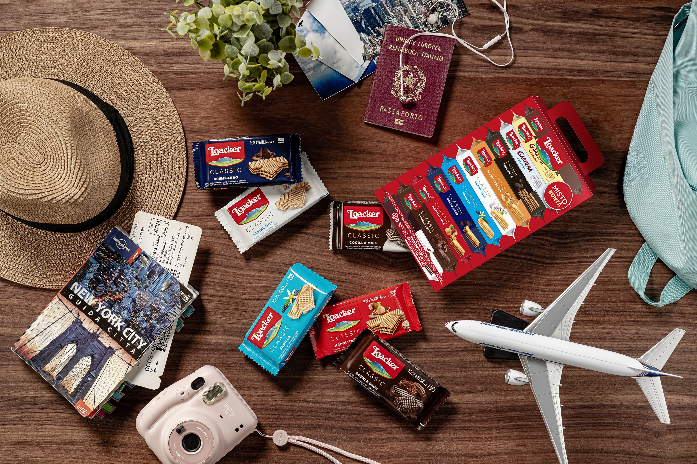 Loacker Misto Bontà assortment and sustainability milestone in travel retail.