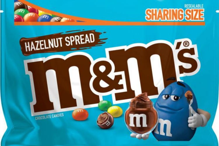 Mars new hazelnut M&M’s now available in Canada