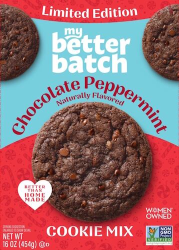 My better batch chocolate peppermint cookie mix