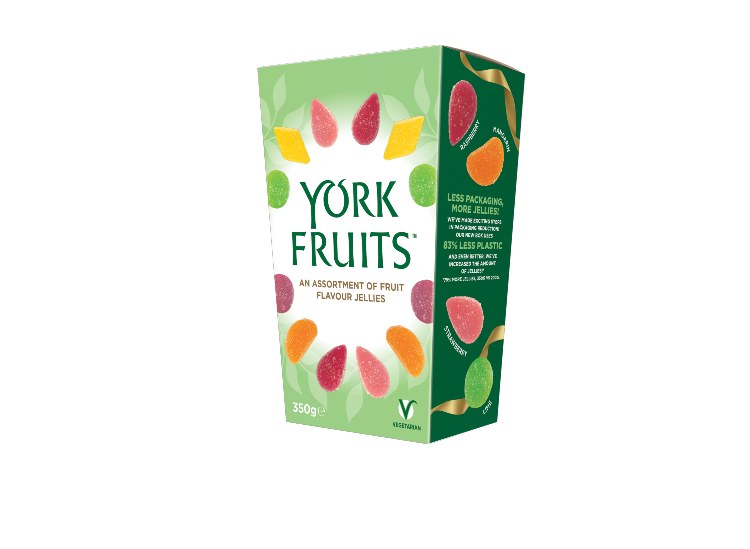 York Fruits reduces plastic packaging in new look for Christmas