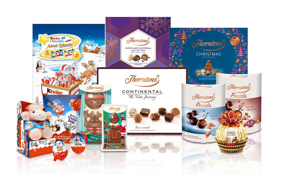 Ferrero UK invests $8.61m in launching 2018 Christmas range: Thorntons, Kinder and Nutella