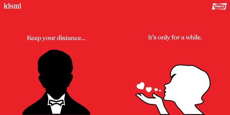 Parle’s revises Kismi logo to send social distancing message