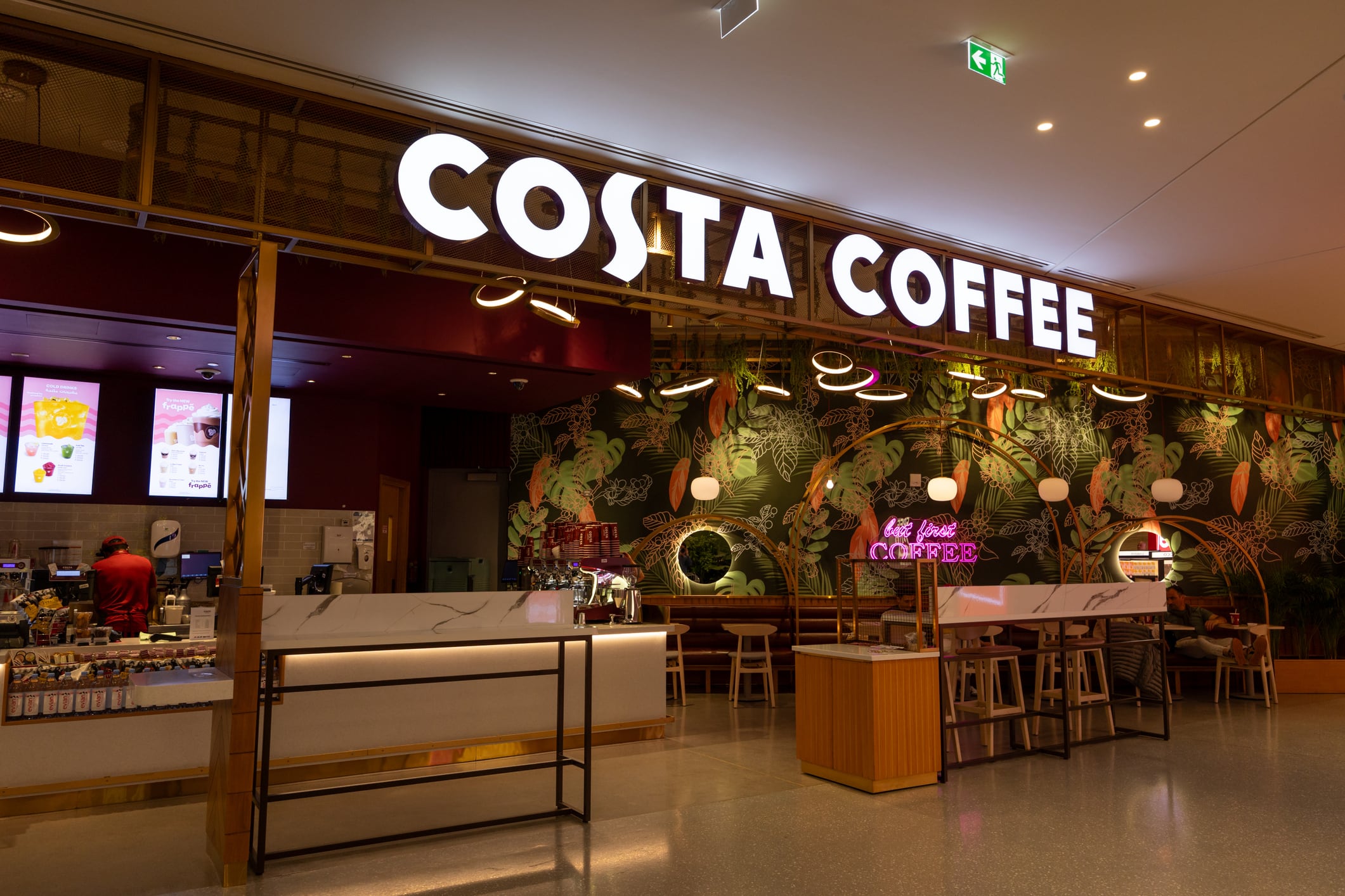 A Costa Coffee storefront
