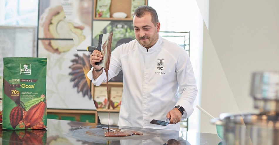 Top pastry chef Romain Cornu joins Cacao Barry and Mona Lisa as Global Brand Ambassador