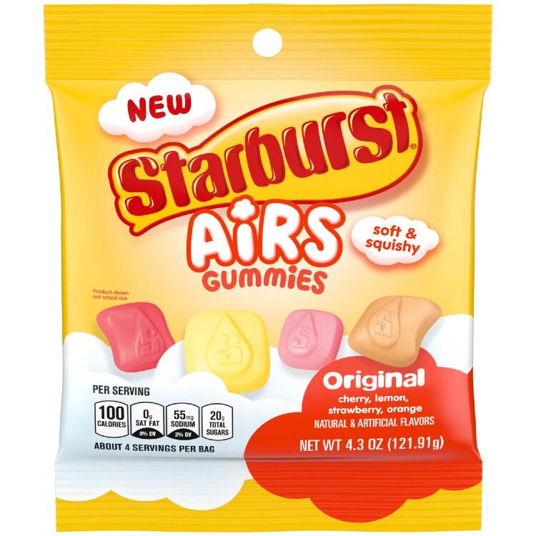 STARBURST Airs reinvents the aerated gummi candy sector
