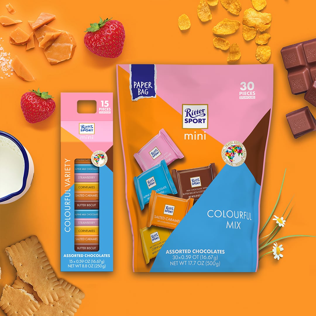 Ritter Sport's Travel Retail Editions range