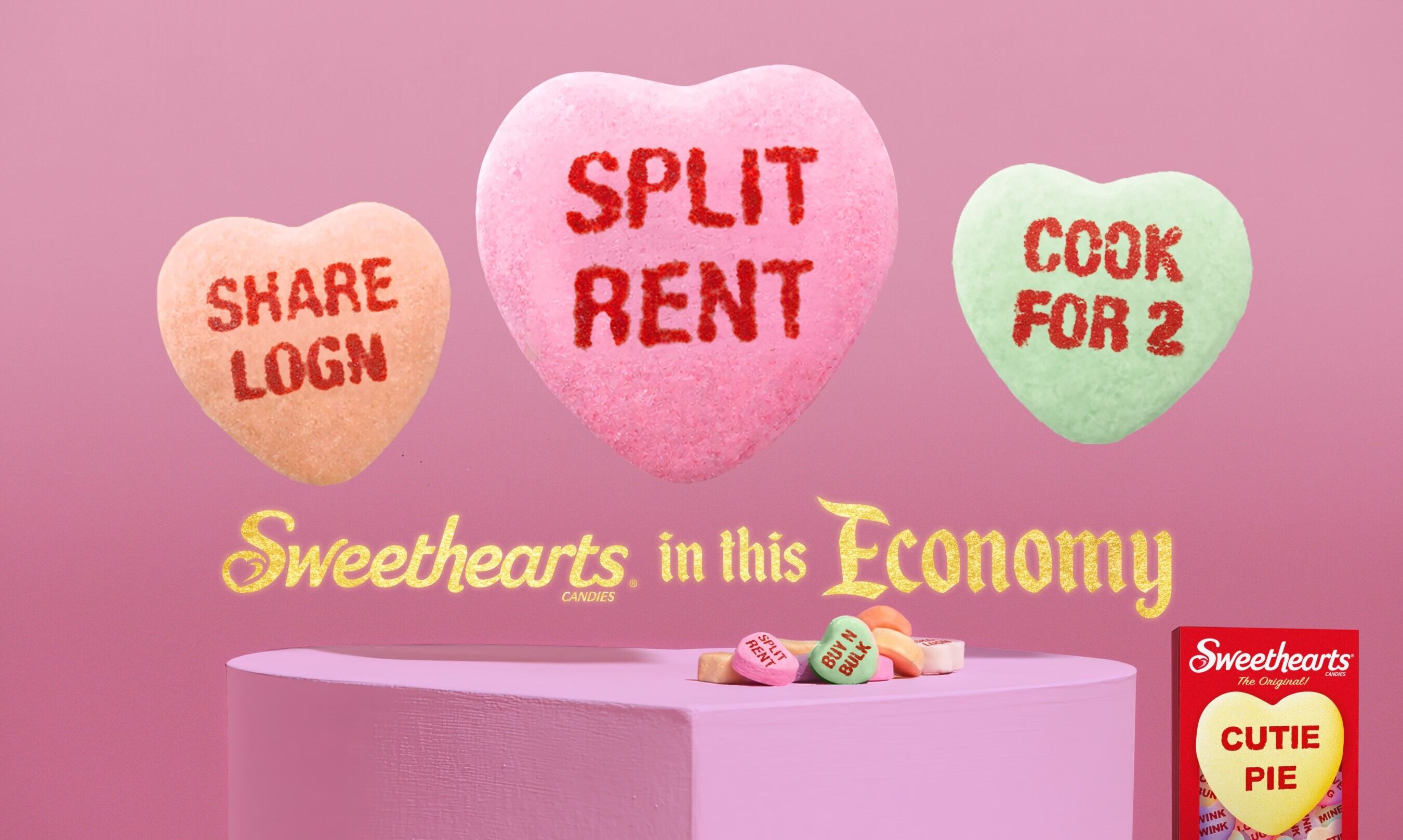 Sweethearts' Valentine's Day campaign tackles “the realities of modern dating.”