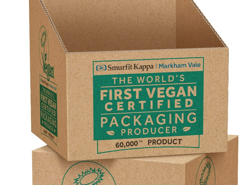 Smurfit Kappa becomes first vegan-certified packaging company