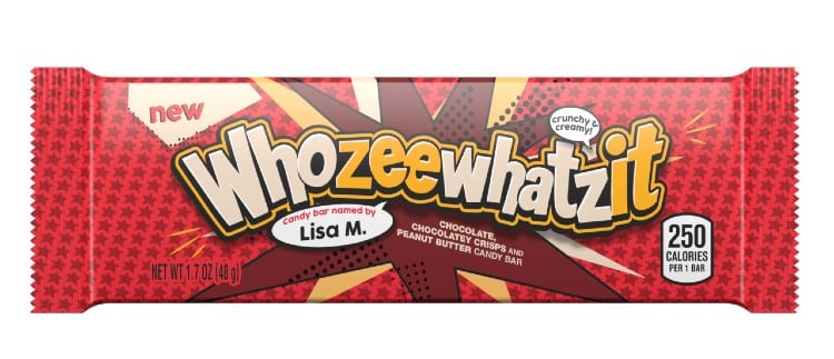 Yowza! Hershey launches Whozeewhatzit bar after naming competition
