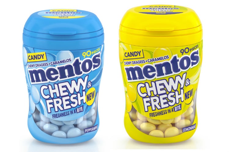 Mentos updates refreshment category with chewy mints
