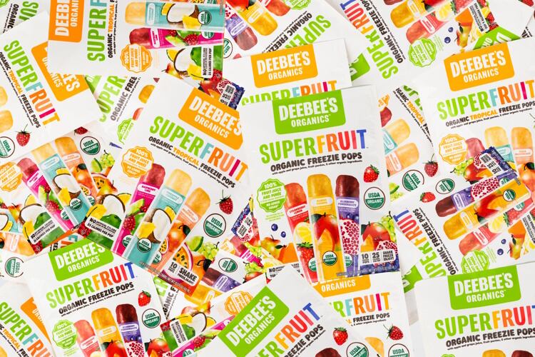 DeeBee's Organic Superfruit Freezie pops