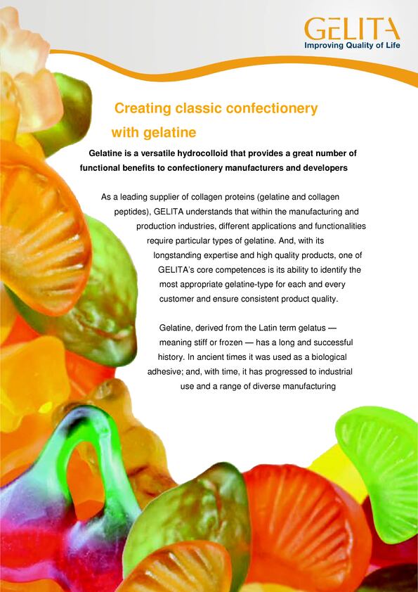 Creating the perfect gummy confectionery