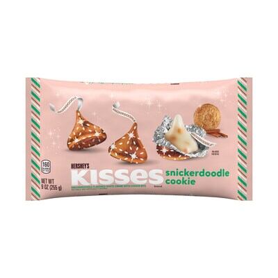 Holiday treats from Hershey including Hershey's Kisses Snickerdoodle Cookie Candy, Kit Kat Peppermint Stick, Reese's Mini Trees and Hershey's Grinch Milk Chocolate Bar.