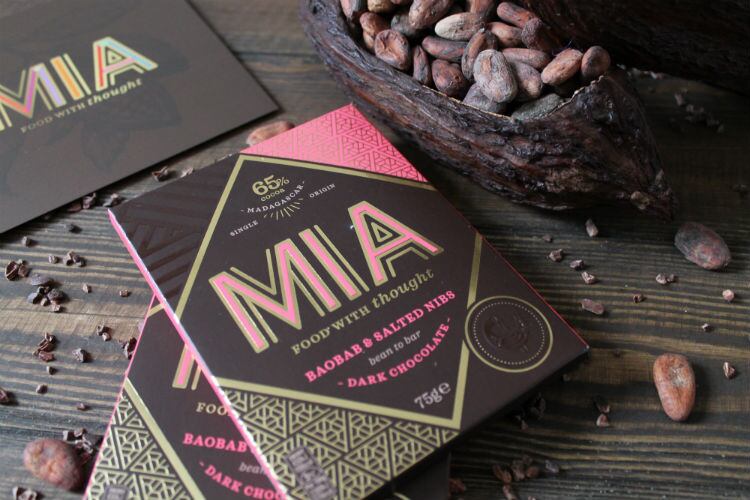 MIA announces Baobab & Salted Nibs arrival, as ethical chocolate brand pushes into Whole Foods and Nature & Découvertes in Europe