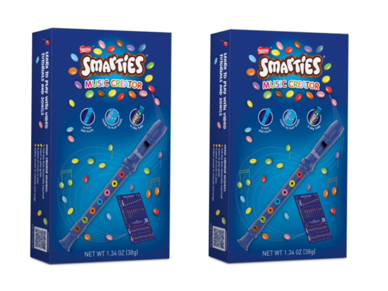 Nestlé’s duty free Smarties Music Creator becomes 100% recyclable