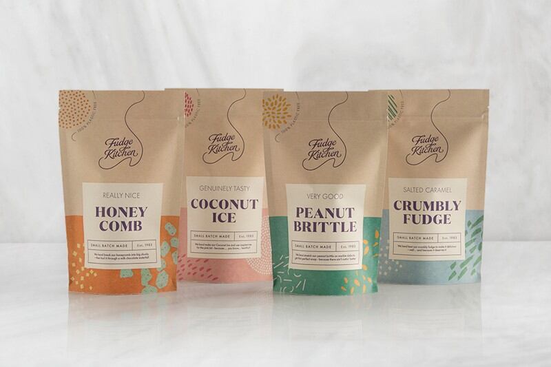 Fudge Kitchen introduces new eco pouches