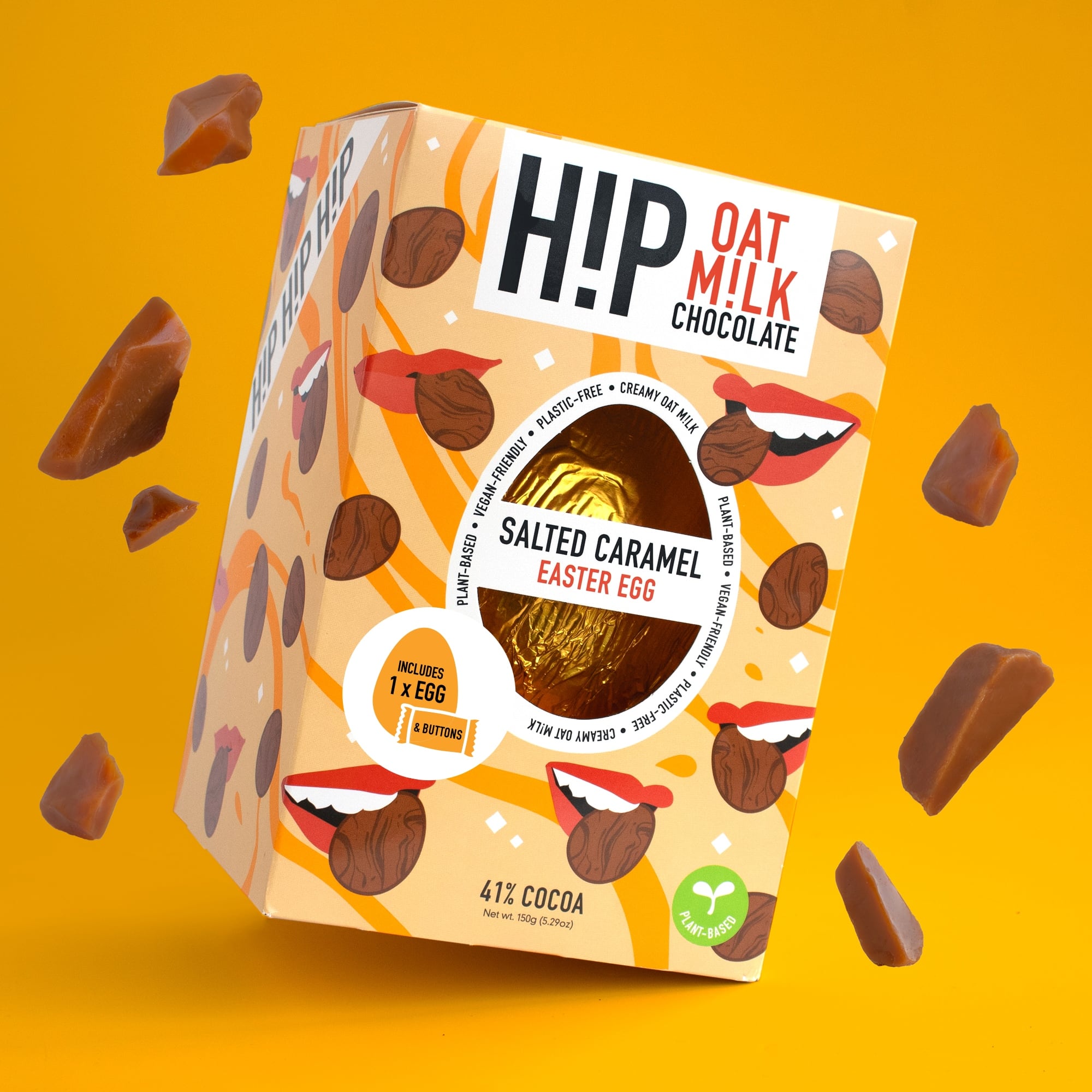 H!P Chocolate updates plant-based Easter eggs