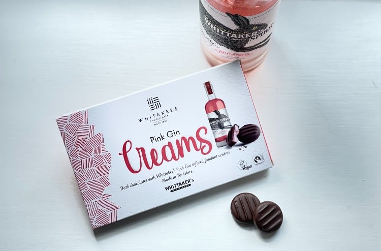 Chocolate and gin company join forces for special fondant treat