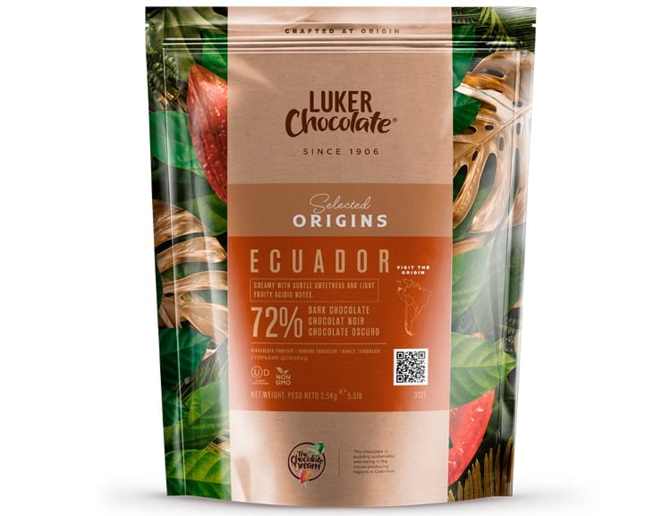 Luker Chocolate expands its Selected Origins line with Ecuador 72% Dark Chocolate