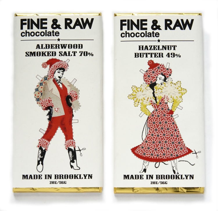 Fine & Raw produces stylish festive wrappers for Brooklyn Bonnie collection