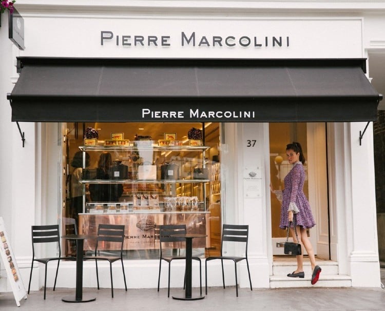 Pierre Marcolini chocolate boutique re-opens in London, new pastel collection launched