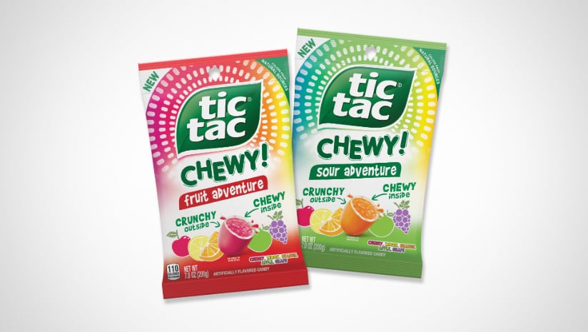 Packshot of TicTac Chewy Fruit Adventure
