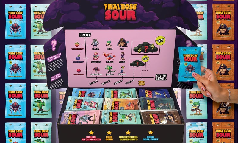 TikTok candy brand Final Boss Sour levels up with $4 million in funding