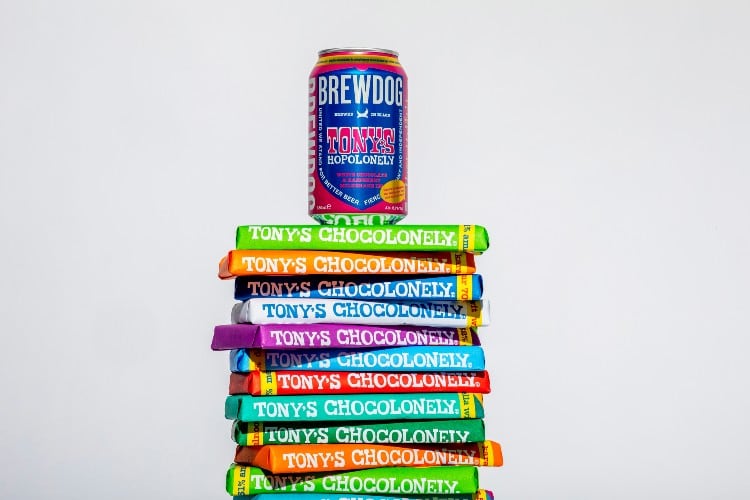Tony’s Chocolonely launches collaboration beer with BrewDog