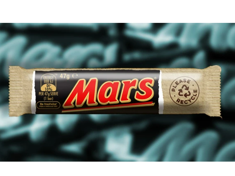 Mars bars undergo paper packaging trials in UK