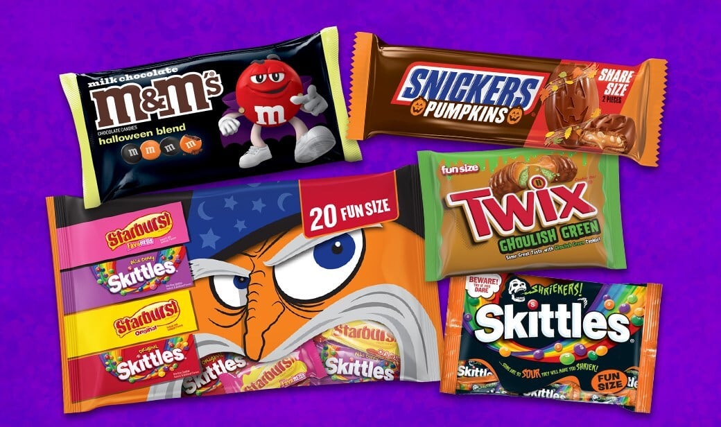 Mars is celebrating Halfway to Halloween by unveiling its 2025 Halloween line-up including Twix, Snickers, M&Ms and Skittles Skus.