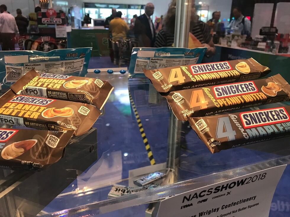 Mars' new Snickers made with almond butter, peanut butter and maple almond butter