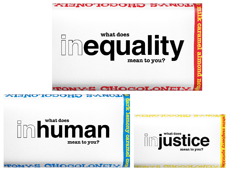 Tony's Chocolonely delivers stark new message on perceived inequality in chocolate industry
