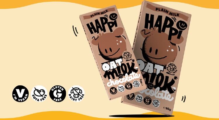 Happi launches new white chocolate range